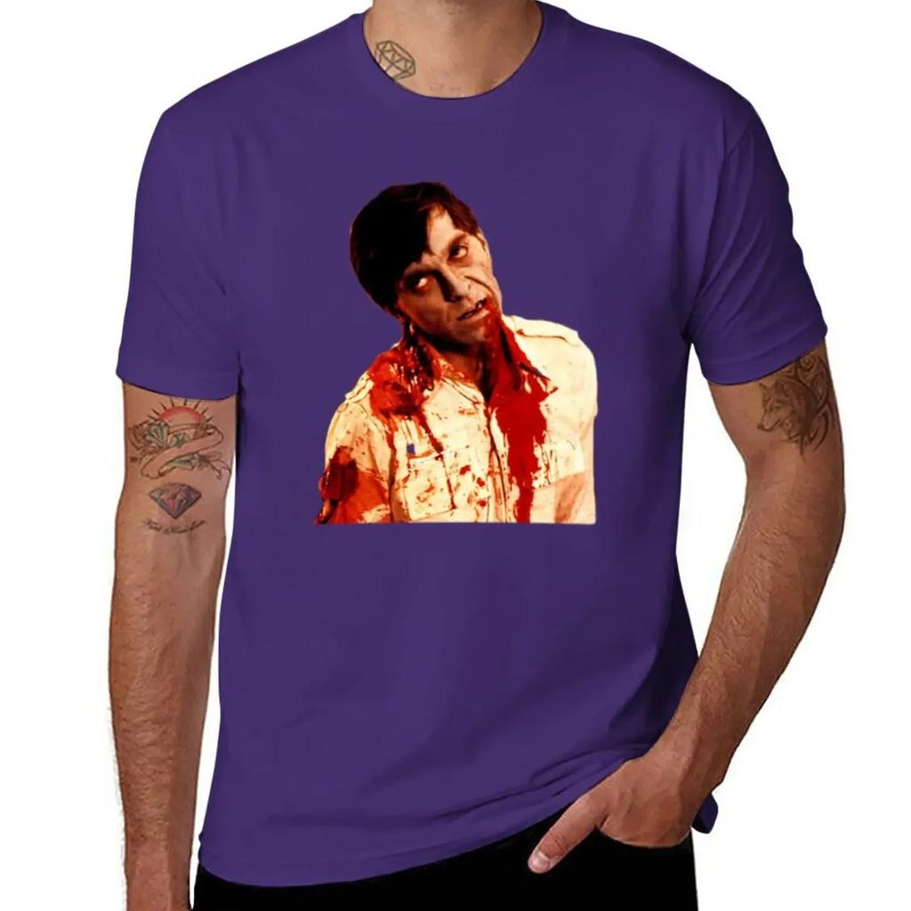 Dawn of the Dead T-Shirt summer clothes vintage blanks plain black t shirts men