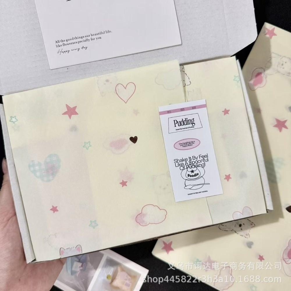 10PCS Hand-rubbed Bowknot Sydney Paper Bowknot Design Bouquet Flower Wrapping Paper  Festival Gift