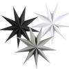 Nine Pointed Star Hanging Ornaments Hanging Paper Stars Paper Flower Crafts Party Decor