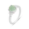 Серебряное кольцо с натуральным изумрудом 1.45ct, вес изделия 2,78 гр (2150947)