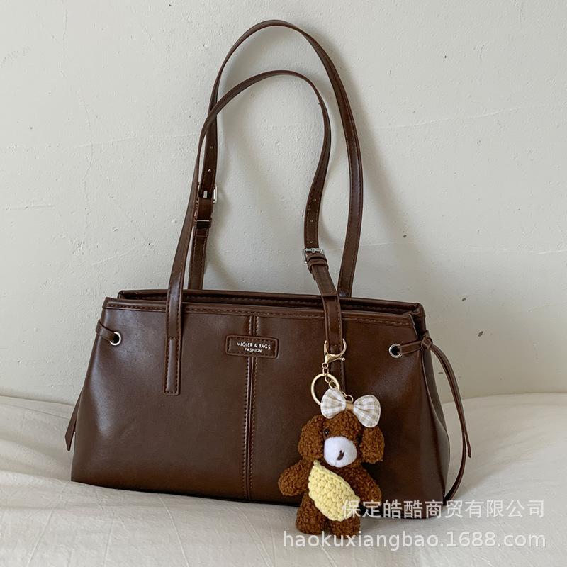 2025 осень и зима женская сумка новая мода женская сумка универсальная сумка для поездок на работу на плечо подмышку сумка-тоут