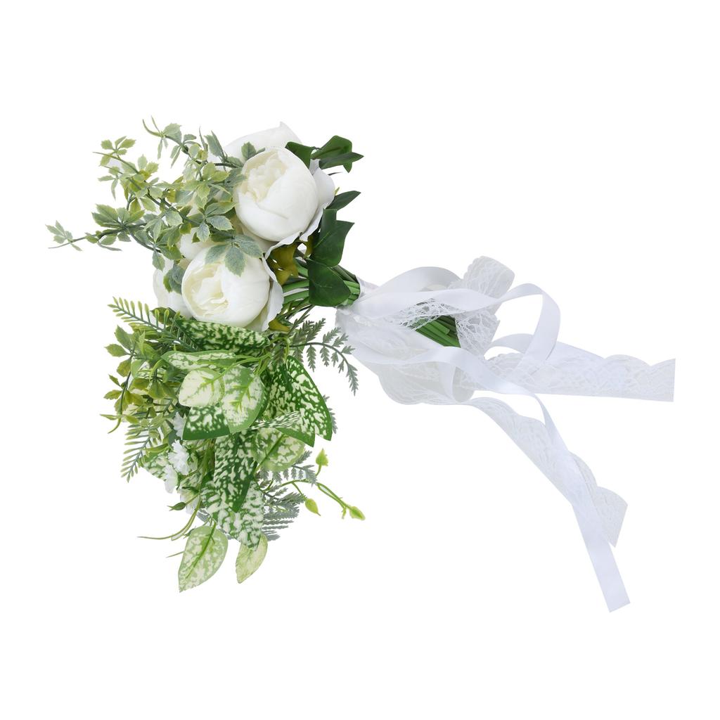 Букет цветов в руке Невеста Свадьба Симуляция Свадебные фото реквизиты Букет для свадеб Сцены Гостиные Спальни