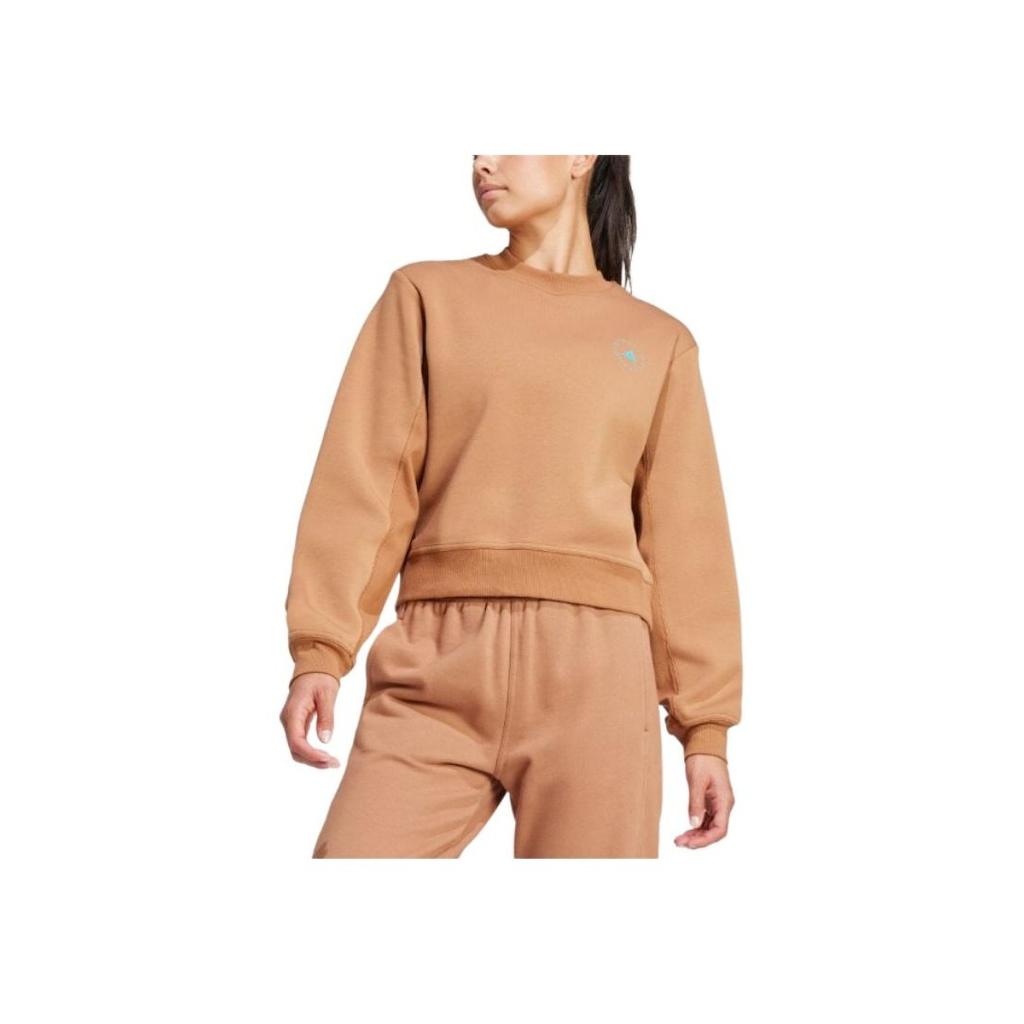 Adidas Свитшот с логотипом и рукавами реглан, женские топы, коричневый цвет IT8282