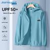 Мужская куртка Jeanswest с защитой от солнца UPF50 из ледяного шелка