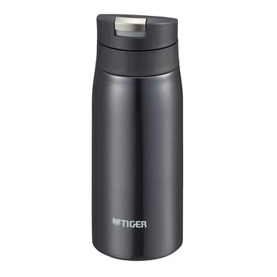 Бутылка для воды Tiger 350 мл Кружка Sahara из нержавеющей стали Бутылка One Touch Lightweight Lamp Black MCX-A351KL
