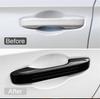 4xHigh Quality Gloss Black Smart Door Handle Cover Trim For Honda Civic 11th 202