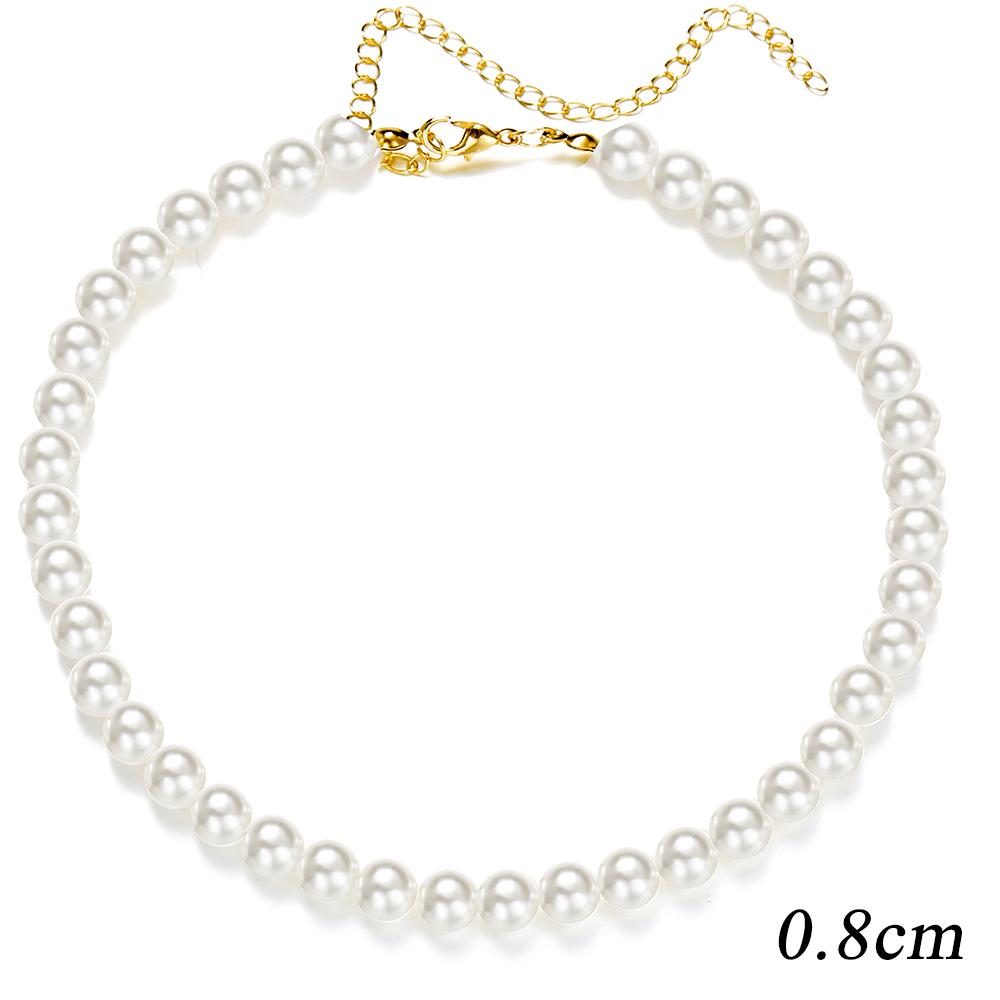 iF ME Retro Pearl Necklace Korean Pendant Necklaces Women Jewelry Accessories