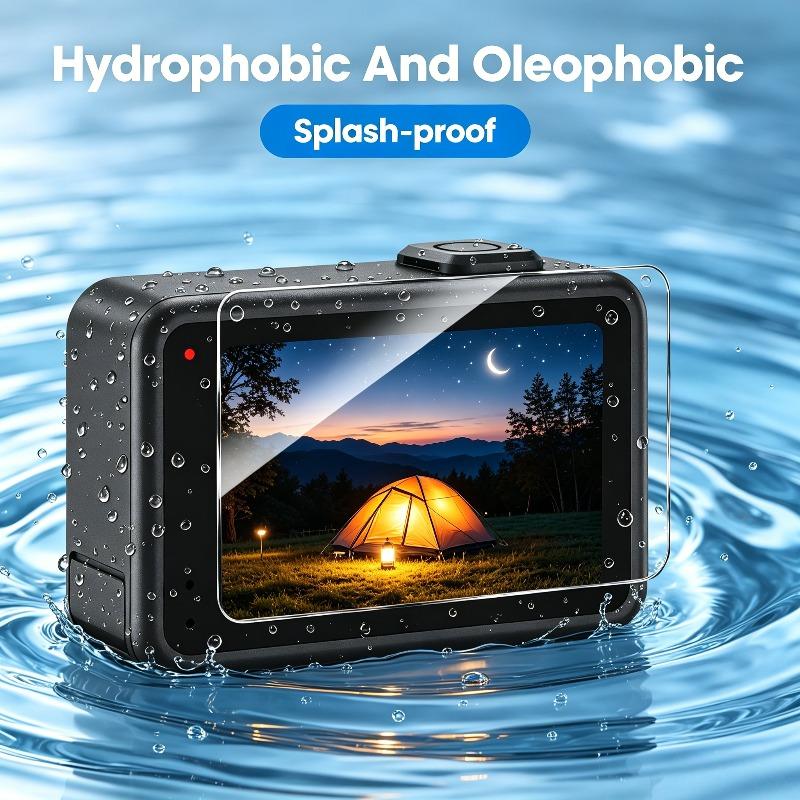 Для GoPro MISSION 1 Pro MISSION1 Защитные пленки для переднего и заднего экранов с пленками для объектива камеры Закаленное стекло 9H Защитная пленка