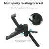 Mobile Phone Holder Tripod Stand High Stability Adjustable Compact Design Anti-Slip Portable Cellphone Holder Desk Stand