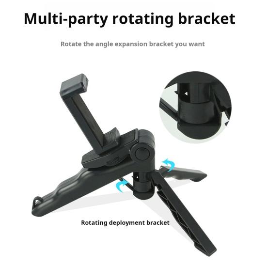 Mobile Phone Holder Tripod Stand High Stability Adjustable Compact Design Anti-Slip Portable Cellphone Holder Desk Stand