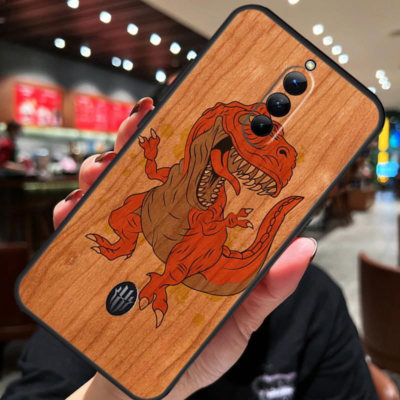 Деревянный Чехол с Животными (Олень Лев Слон) для ZTE Nubia Red Magic 10S 10 8 9 8S 9S 11 Pro Plus 10 Air 5G 6R 6 7 6S 7S Pro