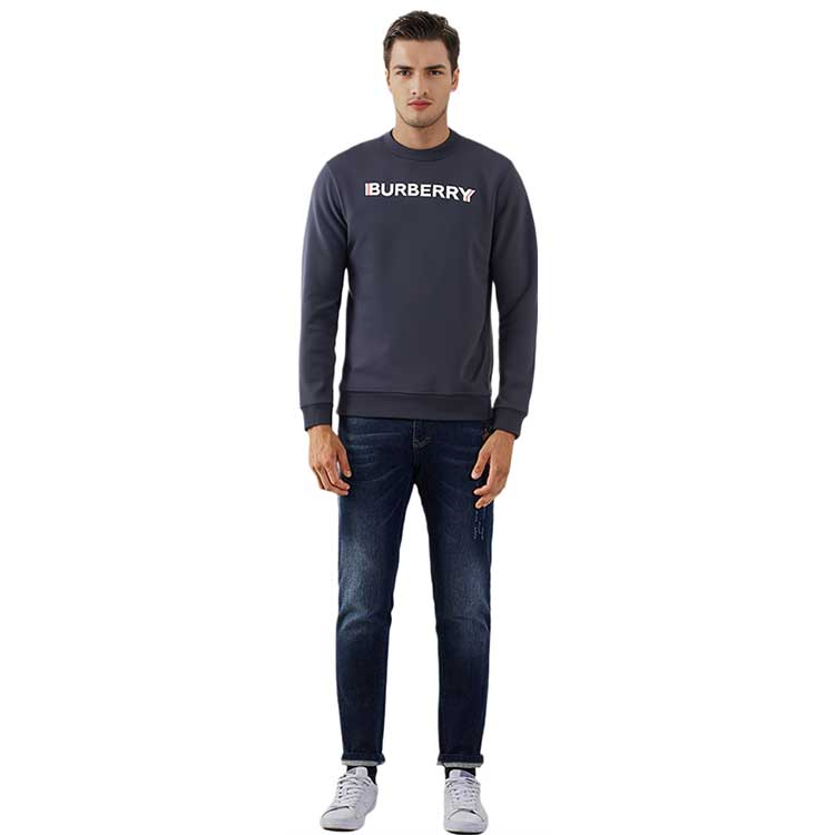 Burberry Logo Print Cotton Sweatshirt 80529911