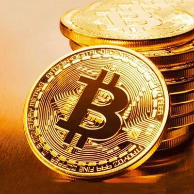 BITCoin Art Collection Позолоченные физические биткоины BTC с подарочным футляром Физические металлические антикварные имитации серебряных монет