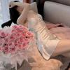 Ladies Sexy Sling Nightgown Nightdress Women's Sexy Lingerie Silk Satin Sleepwear Floral Pinting Nightwear Homewear Mini Dress
