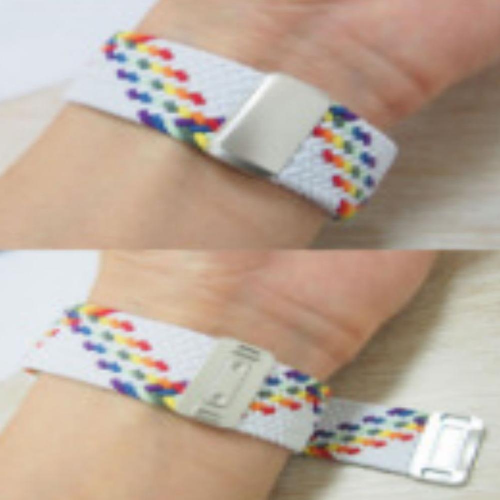 Magnetic Braided Loop Watch Band Compatible For IWatch Series 9 8 7 Metal Magnetic Buckle Breathable Nylon Sports Watch Strap