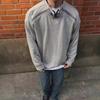 Men's High-Grade Round Neck Zipper Sweatshirt - Autumn Fashion, Hip-Hop Style, Loose Fit