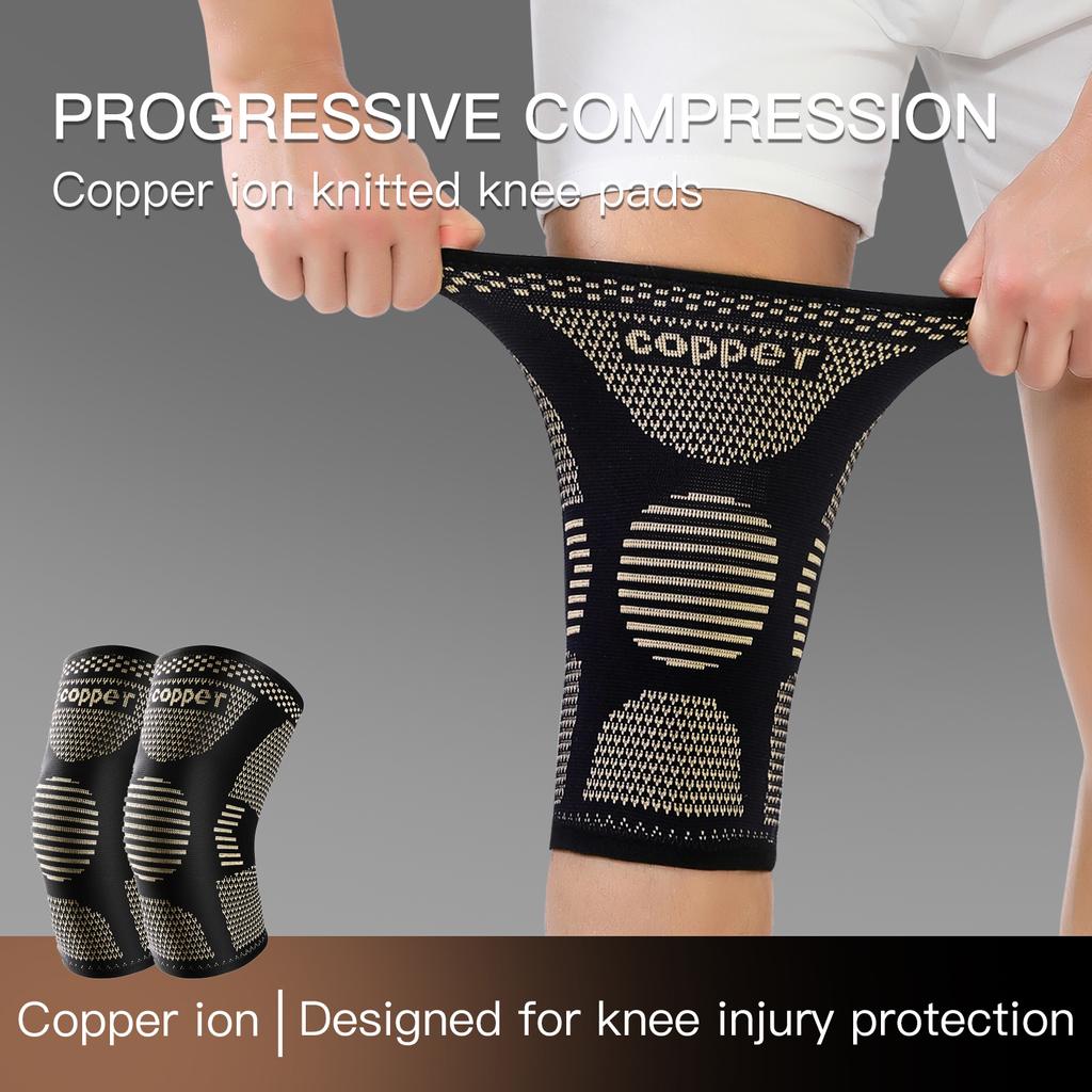 Copper Knee Brace For Arthritis Pain Support-Copper Knee Sleeve For Knee Pain Compression Sleeve For Sports,Knee Pain Relief