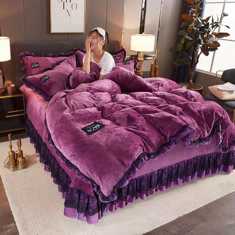 Размер King/Queen Size/полноразмерный пододеяльник, комплект наволочек из плотного хлопка, простое постельное белье для спальни, высокое качество