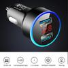 Universal 3.1A Dual USB Car Charger 2 Port LCD Display Voltmeter 12-24V Cigarette Lighter Socket Car Charger Adapter
