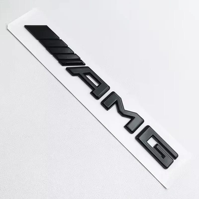 3D ABS Car AMG Emblem Rear Trunk Badge Decal Sticker For Mercedes Benz W204 W205 W203 W211 W212 W213 W201 W210 W124 W126 W140 BA1