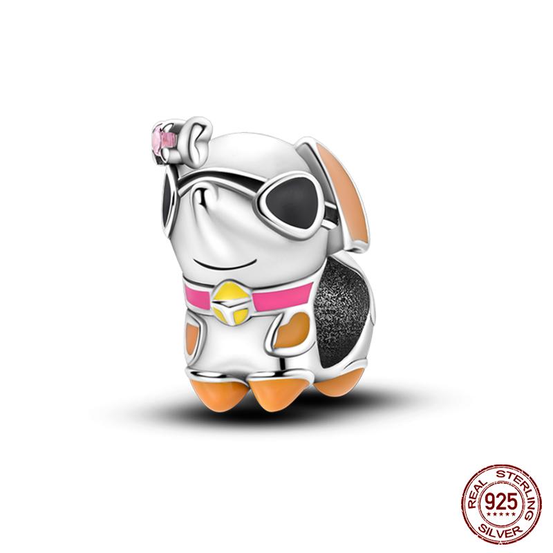 100% Медные Подвески Любовь и Мир Любовники Воздушный шар Сова Шармы Бусины Подходят для Оригинальных Браслетов Qikaola Изысканные DIY Ювелирные Изделия