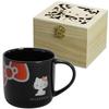 Sanrio Characters Hello Kitty Ceramic Mug In Wooden Gift Box Large 350ml Conservative Heisei Retro Minimalist Gift Birthday Tableware Kitty Goods