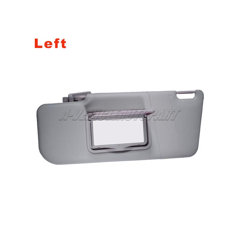 735362729 735362730 For Fiat Panda 169 MK2 New Sun visor sunshade With Mirror and Pocket kit Grey Left Right car accessories