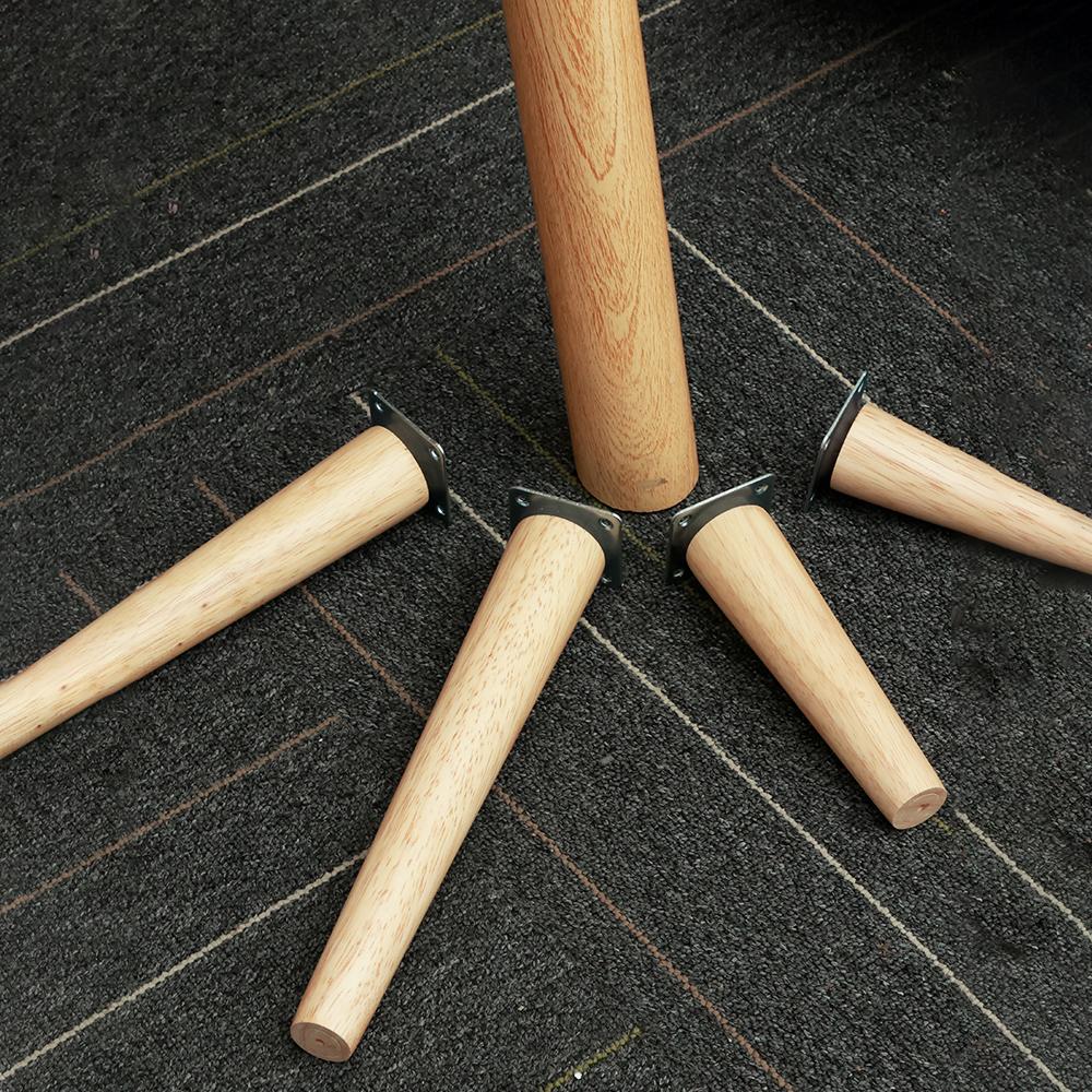 4Pcs Solid Wood Furniture Legs Straight And Oblique Table Sofa Cabinet Support Feet Non Slip Floor Protectors Home Replacement