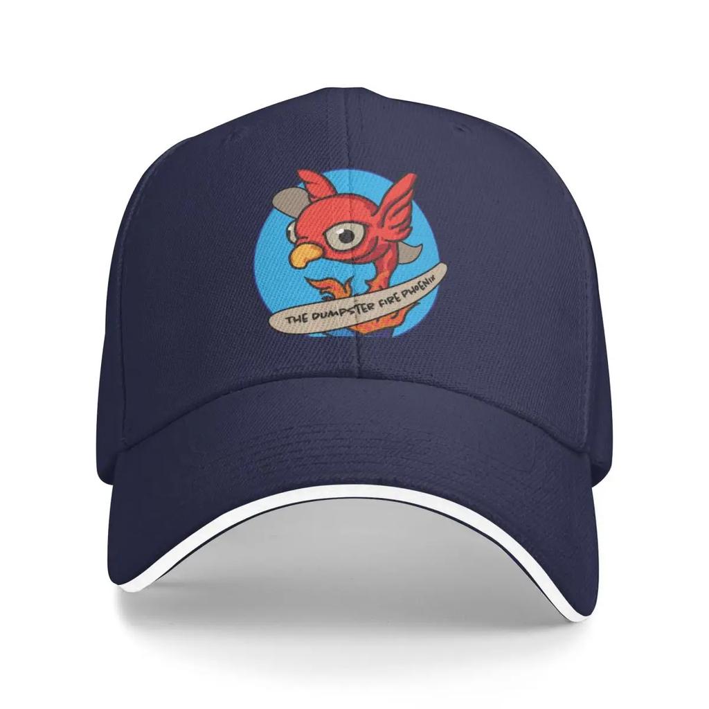 The Dumpster Fire Phoenix Baseball Cap Bobble Hat Beach Outing Cosplay Hood Golf Wear Men Womens