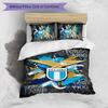 Lazio FC Printed 3PCS Bedding Set Breathable Duvet Cover with Pillowcases Decorative Bed Linen for Bedroom Home