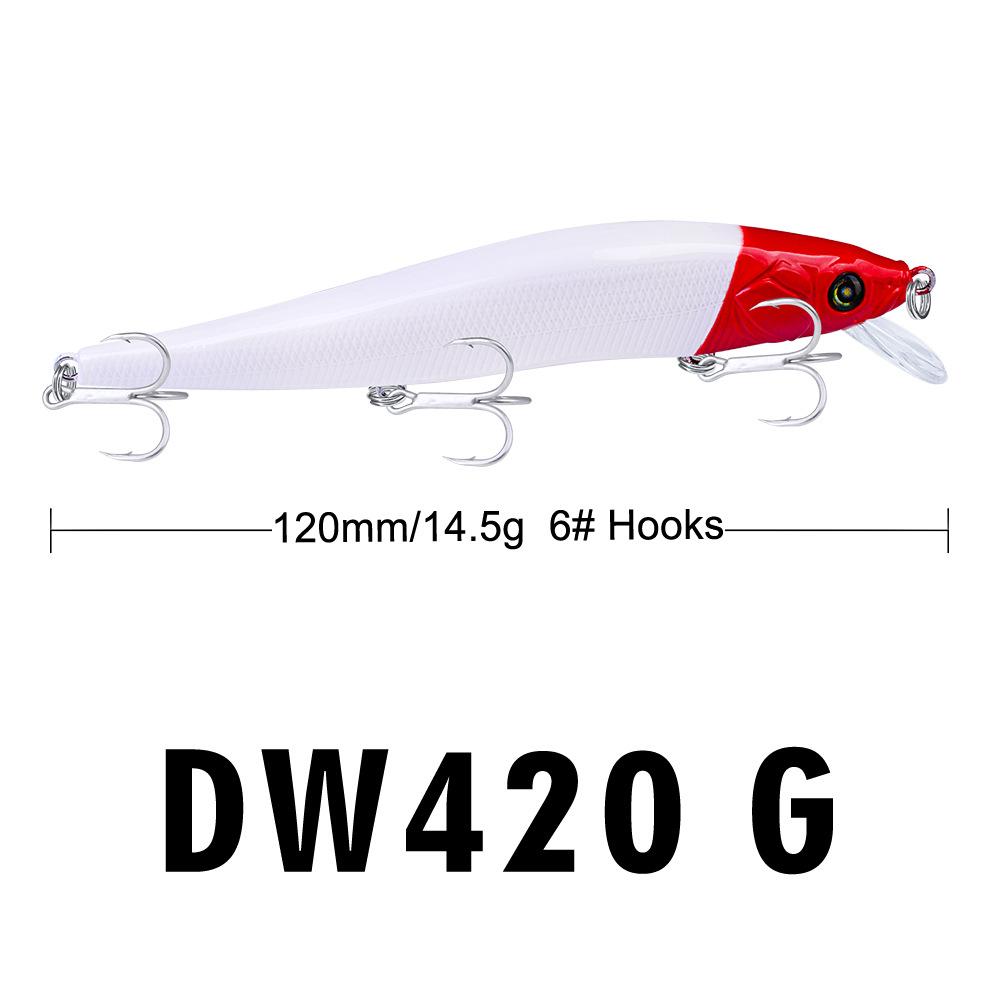 Приманка Yinmin с промышленным принтом, рыболовные снасти 12 см/14 г с подарочными аксессуарами DW420