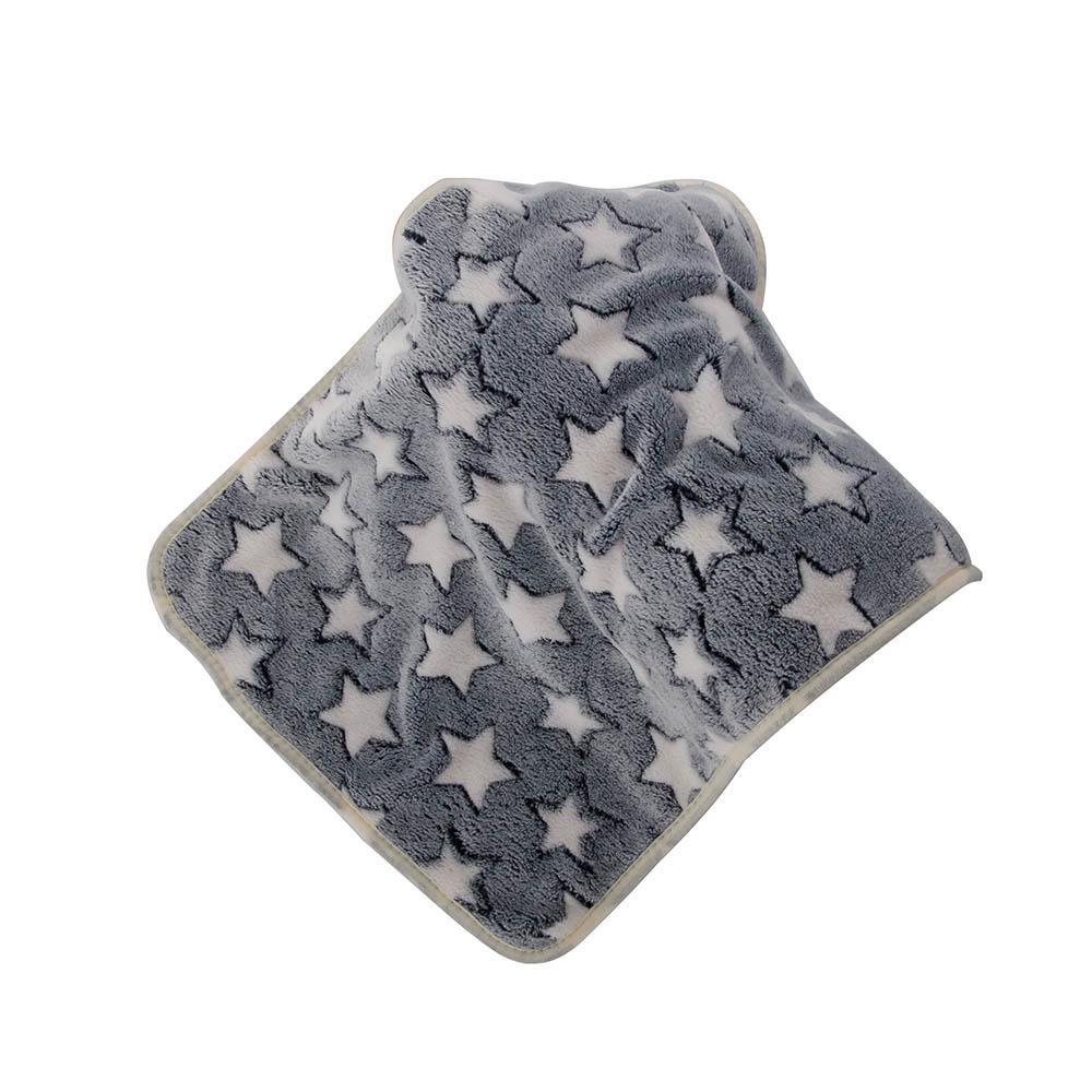 Подушка из кораллового флиса, мягкий коврик, теплый чехол с принтом звезд, подушка для кровати, товары для животных, одеяло для щенков
