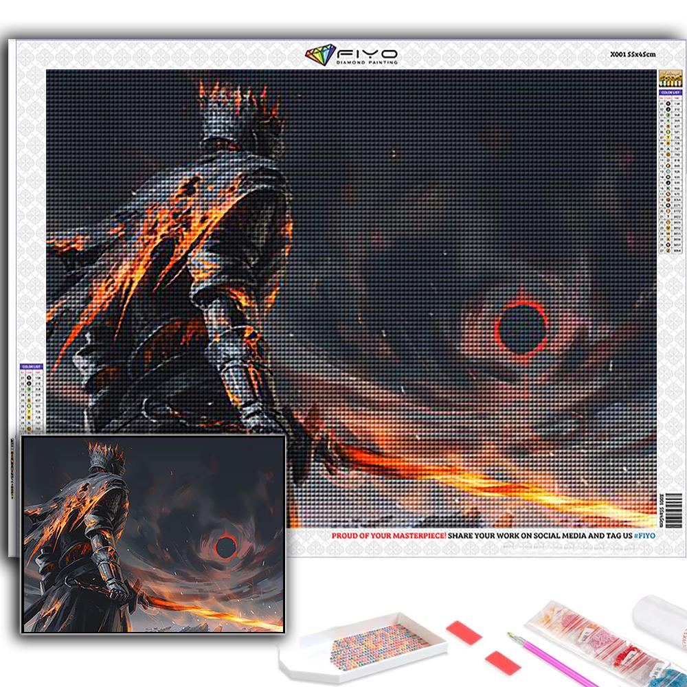 DIY 5D Diamond Painting Game Dark Souls Cross Stitch Kit Full Drill Embroidery Mosaic Art Picture of Rhinestones Gift