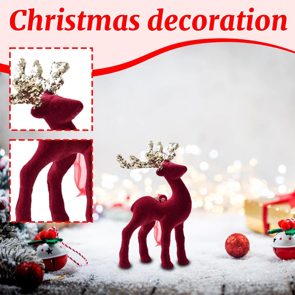 Рождественские олени Плюшевые олени Рождественские украшения