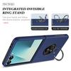 Чехол для Samsung Galaxy Z Flip7 5G PC+TPU Чехол для телефона с вращающимся кольцом-держателем