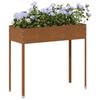 VidaXL Planter 100.5x40.5x90 Cm Weatherproof Steel, Planter, Patio Planter, Apple Planter 4008961