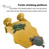 Черепаховая терраса Большая платформа для купания Аквариумная платформа для отдыха в аквариуме с 2 присосками Нескользящая текстура Аксессуар для обитания амфибий и