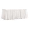 Tulle Table Skirt for Rectangular Tables 4/6/9ft Wrinkle Free Table Cloth with Tutu Skirt Reusable Tablecloth for Wedding Bridal Shower Birthday Party