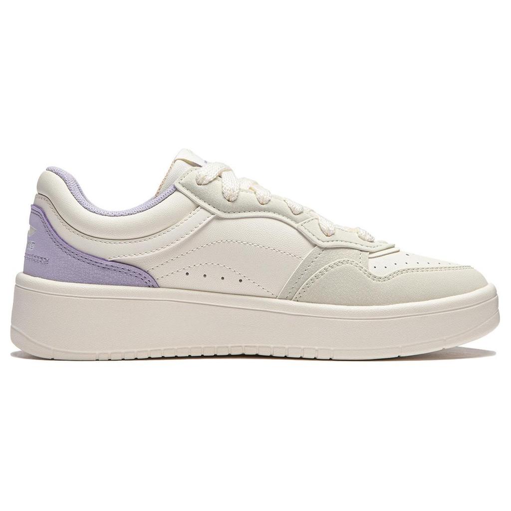 Кроссовки Li Ning Xingchu 2.0 V2 повседневные универсальные с толстой подошвой, увеличивающие рост, нескользящие, износостойкие, с низким верхом, для скейтбординга, женские, белые, зеленые, AGCU108-3