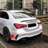 Подходит для аксессуаров Mercedes-Benz CLA W177 Sedan A45 A35 A180 A200 A220 AMG 2019+ Задний бампер Спойлер Боковая крышка воздухозаборника Canard