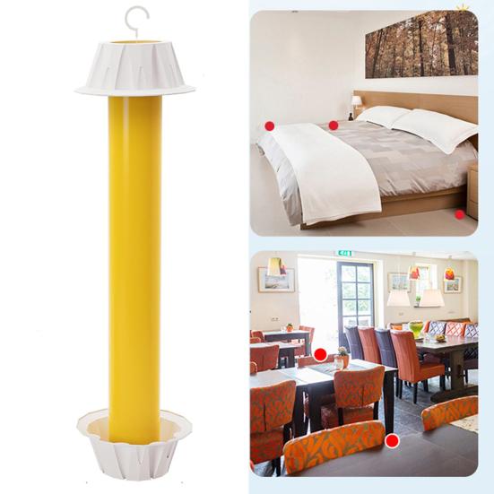 Fly Stick Trap for Mosquitoes Gnats Wasps Long-lasting Protection Indoor Outdoor Use Adhesive Fly Catcher Eco-Friendly Fruit Fly Trap