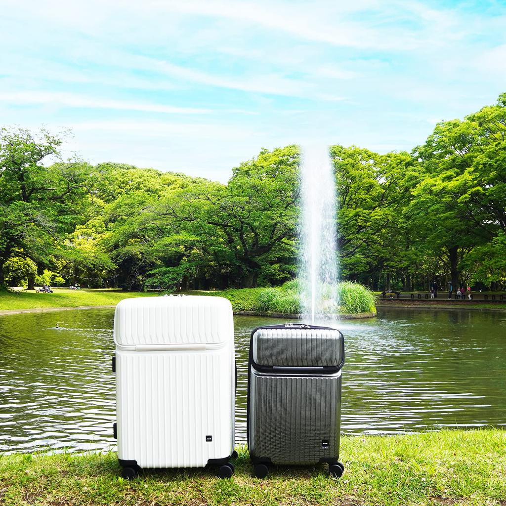 Чемодан ACE размера M на 3 ночи 4 дня 4 ночи 5 дней 59 л передний карман 14-дюймовое отделение для ПК дорожная сумка Таш черный № 06537