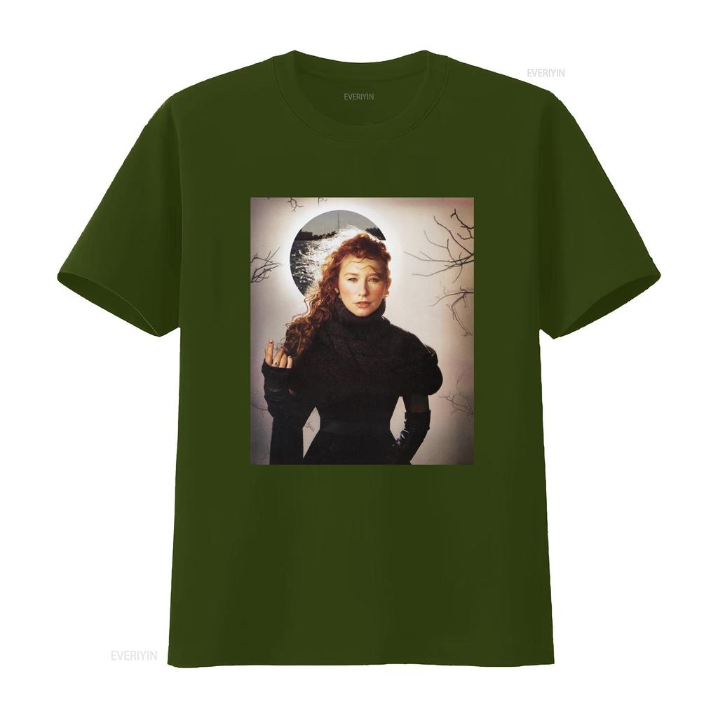 Tori Amos T Shirt vintage Washed Slightly Casual Top For Everyday Wear graphic Unisex Comfortable fashion designer clothes