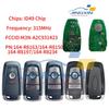 JingxinM3N-A2C931423 Для автомобиля Ford ключ Explorer Edge Mustang 2017-2020Bronco F250 F350 Ecosport Чип ID49 315 МГц Умный дистанционный ключ