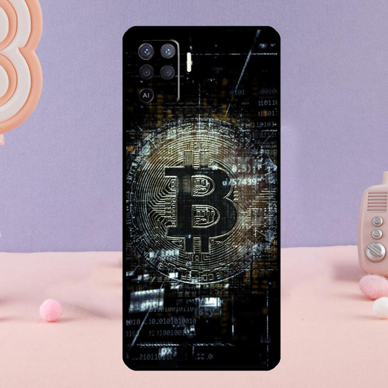 Чехол для телефона Bitcoin для Oppo A58 A18 A38 A78 A98 A17 A77 A80 A40 A60 A16 A76 A96 A74 A94 A54 A15 A57S