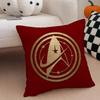 Iconic SciFi American TV Series SStar Trek Cushion Cover Throw Pillow Cover Hidden Button Durable Polyester Chair Cushion