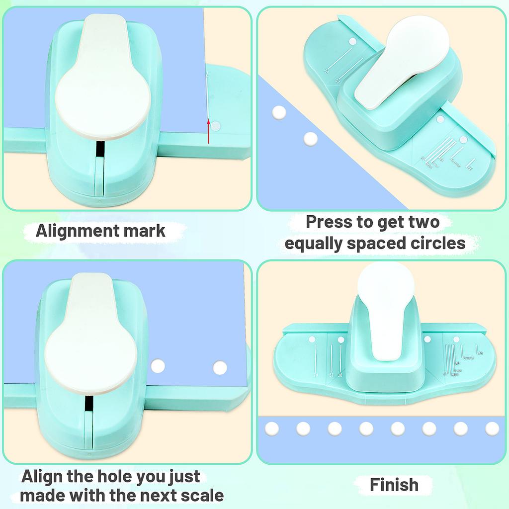 Дырокол для планера на 3 и 2 отверстия, с грибовидным краем, декоративный дырокол для краев, резак для бумаги для скрапбукинга, изготовления открыток
