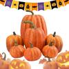 7pcs Artificial Pumpkin for Halloween Thanksgiving Fall Harvest Pumpkins Foam Pumpkins Decorations for Halloween Decorations