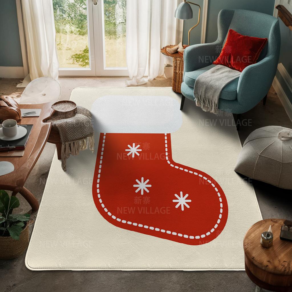 Ковер у входа в дом Домашний коврик у двери Гостиная Ванная Комната Ноги ванная комната Нескользящие коврики с водопоглощением для ванной Счастливого Рождества зима