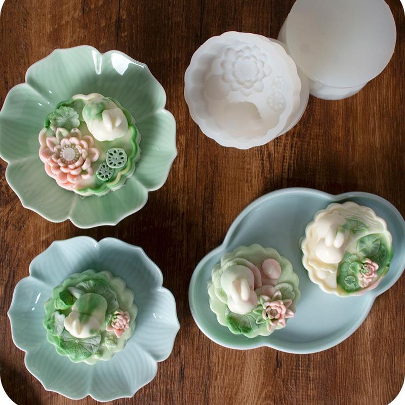 Креативная силиконовая форма для молочного пудинга в виде кролика, форма для заварного крема, милая мультяшная форма для желе, торта, форма для торта, украшение для торта, инструмент для выпечки